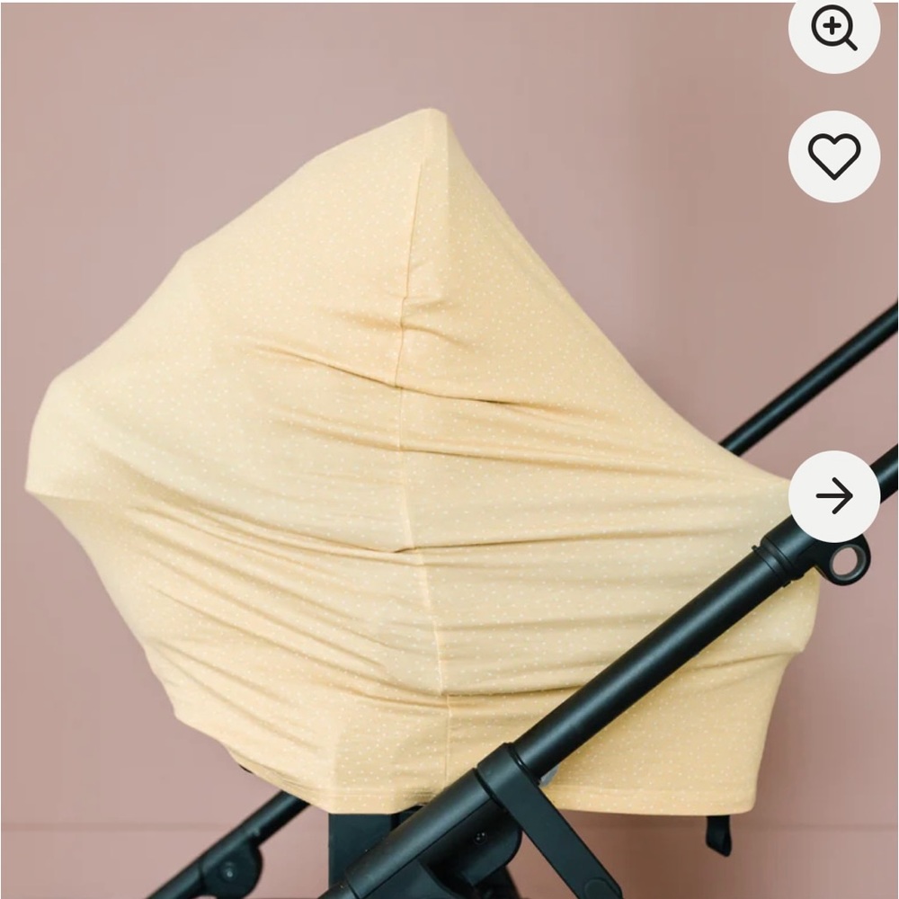 NWOT Copper Pearl Marigold Nursing Car Seat Cover